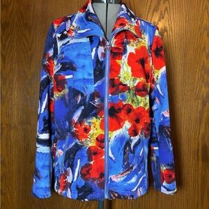 Erin London Multicolor Artistic Jacket -size medium